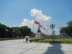 La Madre Filipina 1831 statue and historical markers in Rizal Park