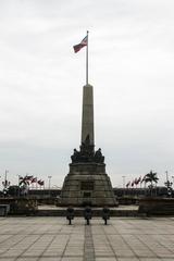 Rear view of Rizal Monument in the Philippines