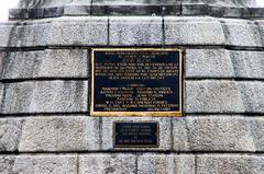 Plaque at the back of the Rizal Monument in Rizal Park, Manila