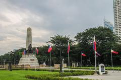 Rizal Monument and NHCP marker at Rizal Park in Manila