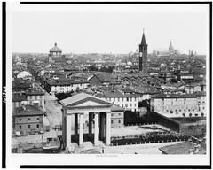 panoramic view of Milan, Italy