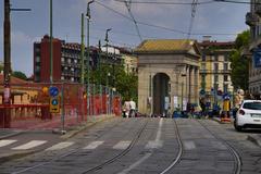 Porta Ticinese monument in Milan, Italy