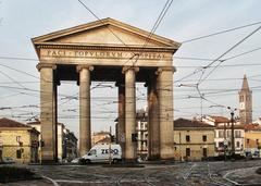 Porta Ticinese monument in Milan, Italy