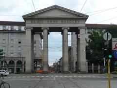 Porta Ticinese historical gate in Milan