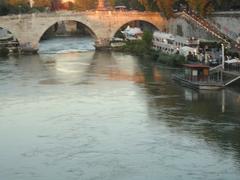 Fiume Tevere river in 2018