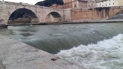 Fiume Tevere river in Rome