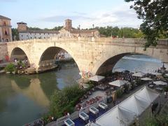 Ponte Cestio bridge in Rome