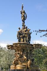 Ross Fountain in Princes Street Gardens, Edinburgh