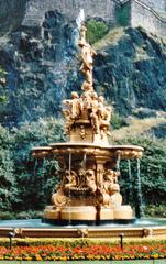 Edinburgh Fountain in a public space