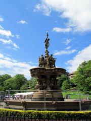 Edinburgh cityscape with historic buildings and clear sky