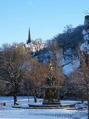 Fountain in Princes Street Gardens West