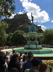 Ross Fountain in West Princes Street Gardens Edinburgh