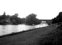 Maidenhead railway bridge with flat arches built by Isambard Kingdom Brunel