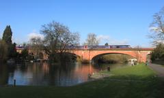 Great Western Railway high speed service crosses Thames at Maidenhead