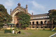 Another view of Rumi Gate in Lucknow, India