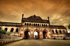 Panoramic view of historical buildings in Lucknow