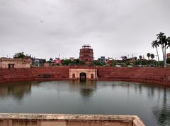 Pond of Clock tower in Lucknow