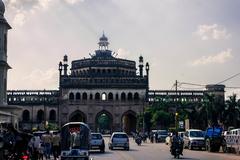 Roomi Darwaza on a cloudy afternoon