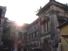 Buildings of Forashgong in Old Dhaka, Bangladesh