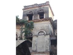 Buildings of Forashgong in Old Dhaka, Bangladesh