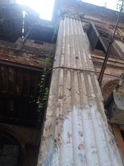 Photo of a historical monument in Bangladesh, Ruplal House, showing columns and architecture