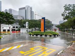 Entrance E of the National University of Singapore