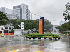 Entrance E of the National University of Singapore