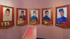 Exhibition inside the Proclamation of Independence Memorial Museum in Malacca City, Malaysia