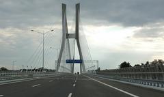 Approach to the Rędziński Bridge from the northeast