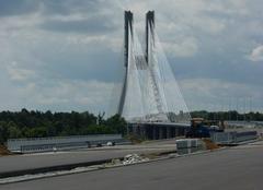 Wrocław Rędziński Bridge during Wrocław Motorway Bypass construction