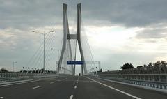 Rędziński Bridge on its first day of operation