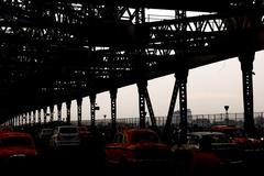 Howrah Bridge at night