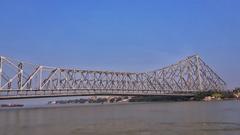 Howrah Bridge in Kolkata captured by Argha Mallick