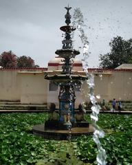 Fountains at the historic gardens