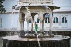 Saheliyon-Ki-Bari courtyard in Rajasthan