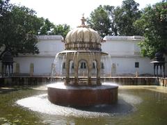 Chhatri in a garden in Udaipur