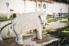 Elephant shaped fountain at Sahelion Ki Bari, Udaipur