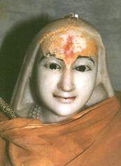 Statue of Adi Shankara at his Samadhi Mandir in Kedarnath, India