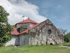 Rear view of Bacolor Church in Pampanga, June 2024