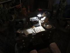 explorer's desk at Grand Aquarium Saint-Malo