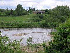 Forge Mill Lake and observation centre