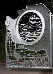 Gate at RSPB Sandwell Valley by Tim Tolkien