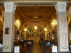 Santiago Apostol Parish Church facade in Betis, Guagua, Pampanga