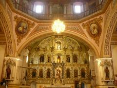 Santiago Apostol Parish Church interior retablo in Betis, Guagua, Pampanga