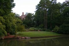 Duke Gardens pond in the morning