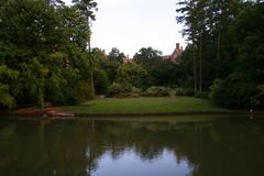 Duke Gardens pond in the morning