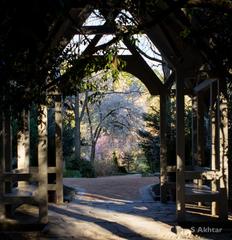 Covered Walkway At Duke Gardens