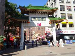 Chinatown Gate in Boston