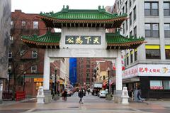 Boston Chinatown Paifang gate