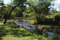 View of the Saugus River at Saugus Iron Works National Historic Site